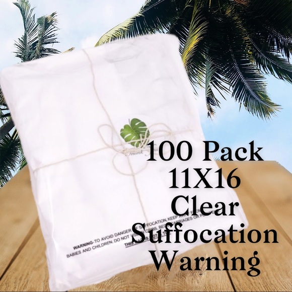 100 11X16 Suffocation Clear Bags PRICE IS FIRM - Picture 2 of 2